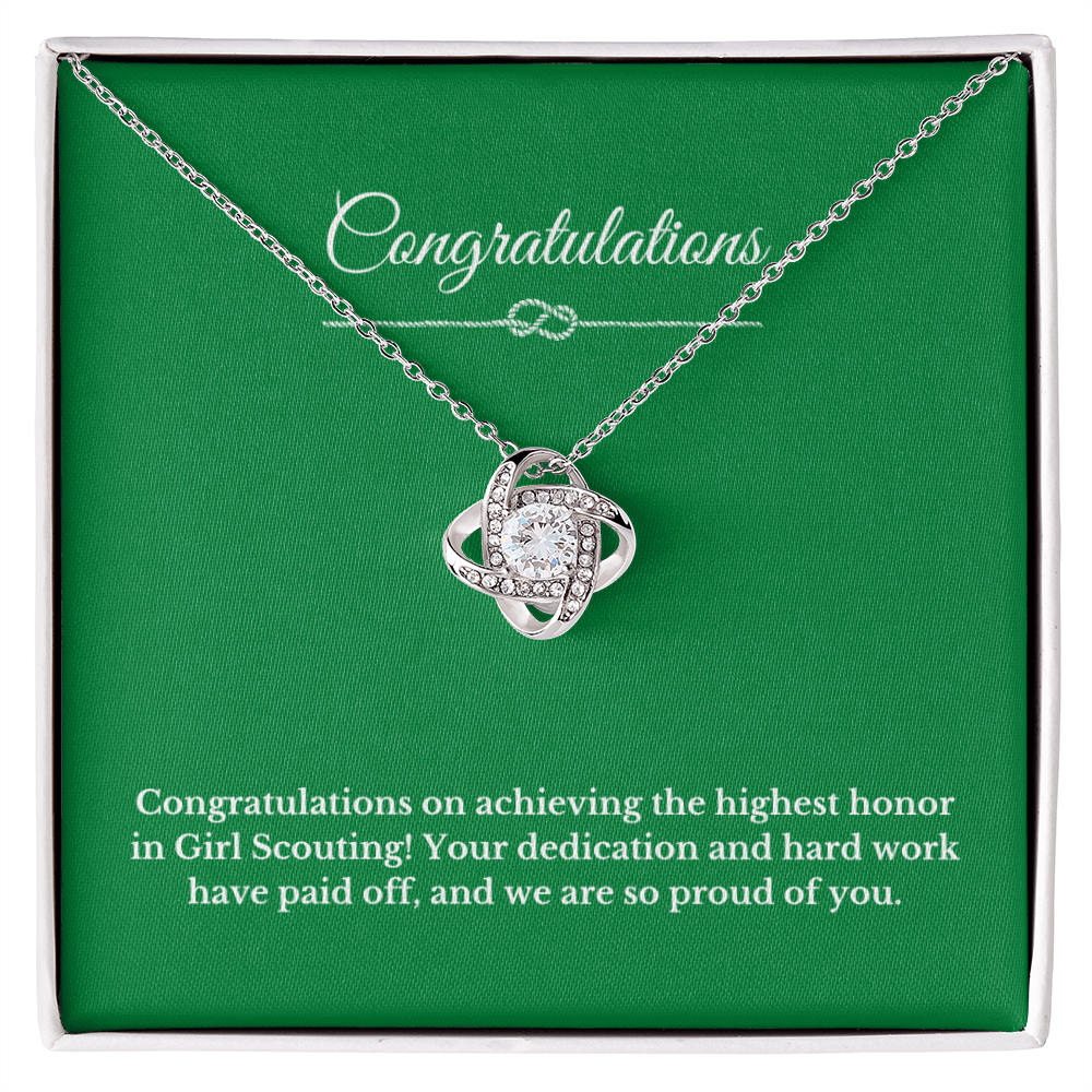 Congratulations Girl Scout Jewelry