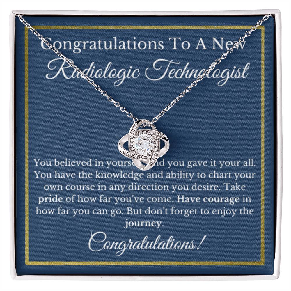 Radiologic Tech Graduation Gift, Technologist Jewelry, Healthcare Provider Necklace.