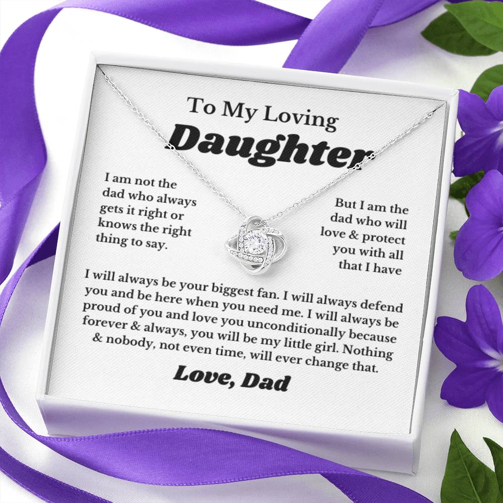 To My Daughter Necklace Gift From Dad, Jewelry