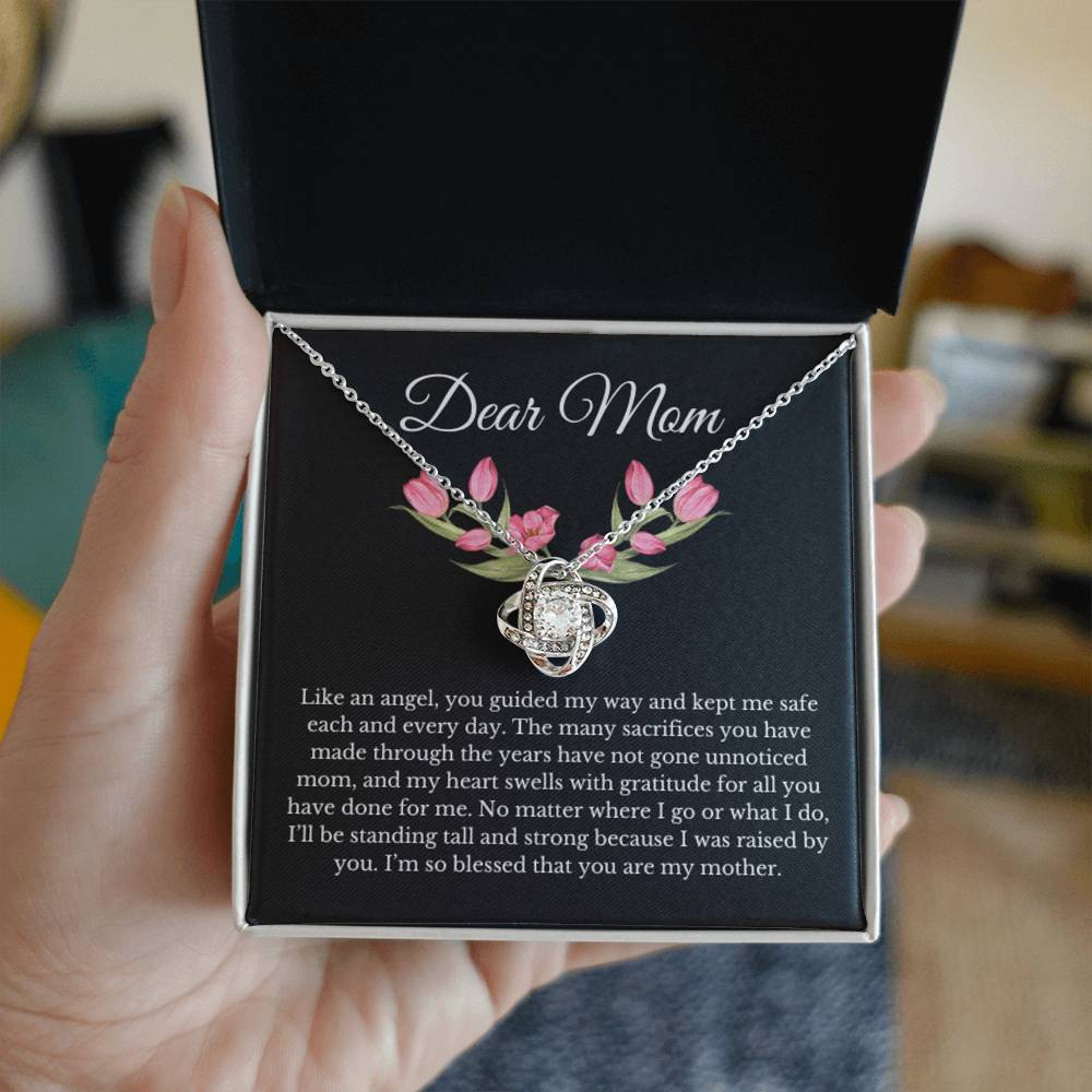 To My Mom Necklace, For Mom From Daughter Son, Mother's Day Gift