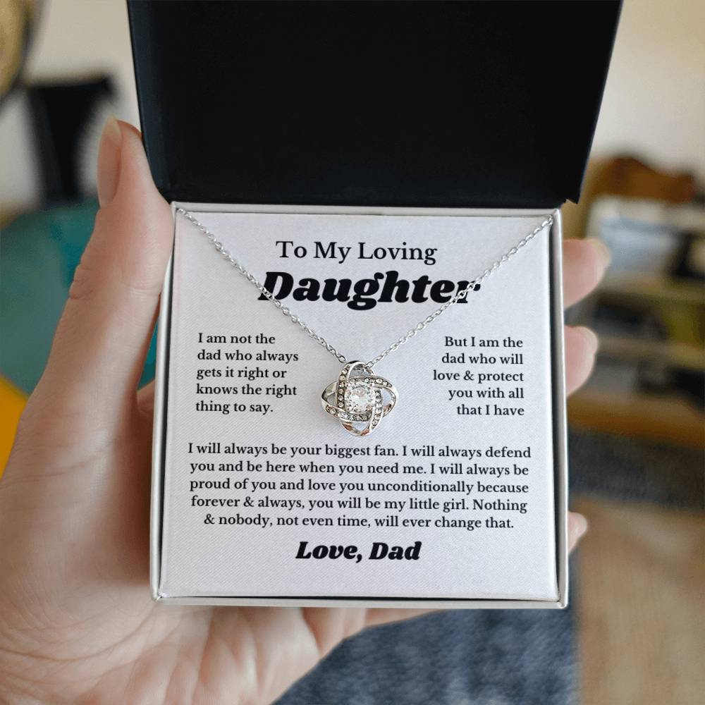 To My Daughter Necklace Gift From Dad, Jewelry