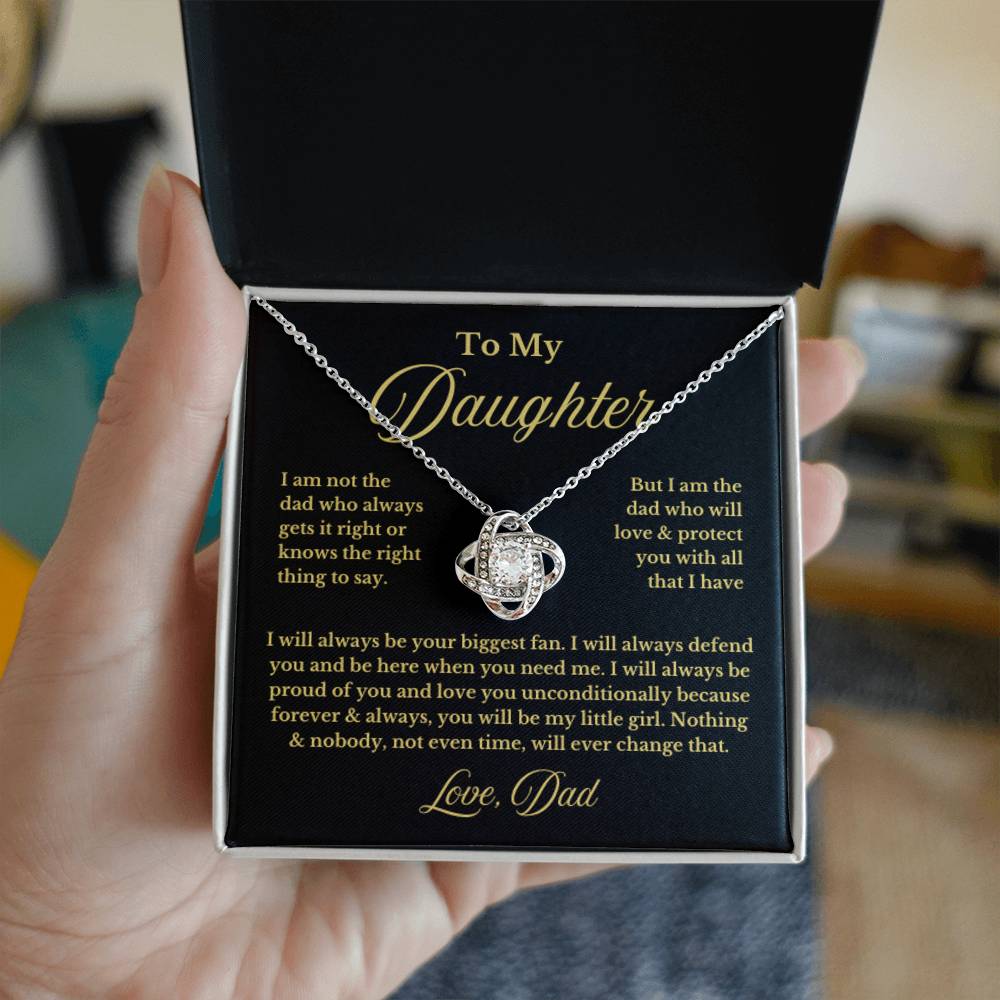 To My Daughter Necklace Gift From Dad, Jewelry