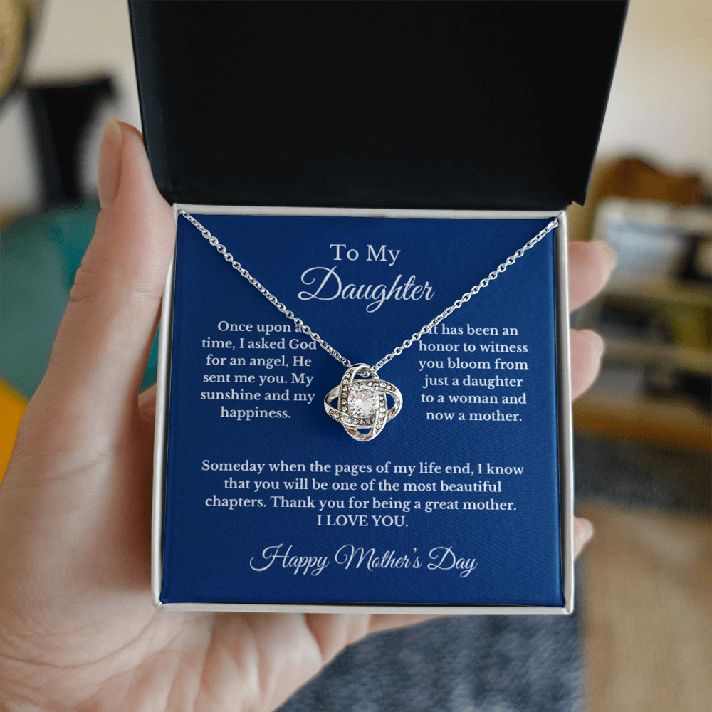 To My Daughter From Mom, Mother's Day Necklace