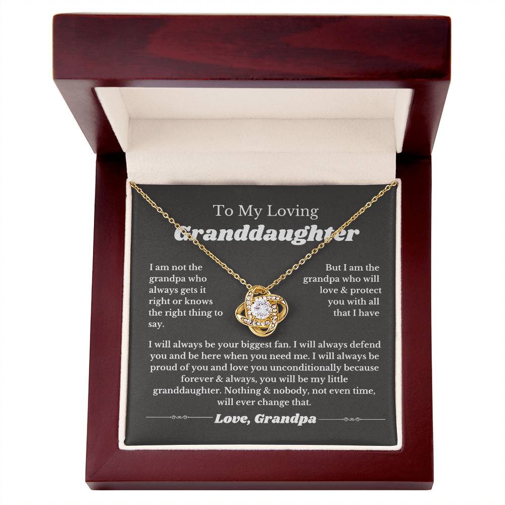 To Granddaughter from Grandpa, To Our Granddaughter From Grandpa, Birthday Gifts, Grandchild Necklace, Jewelry From Granddad