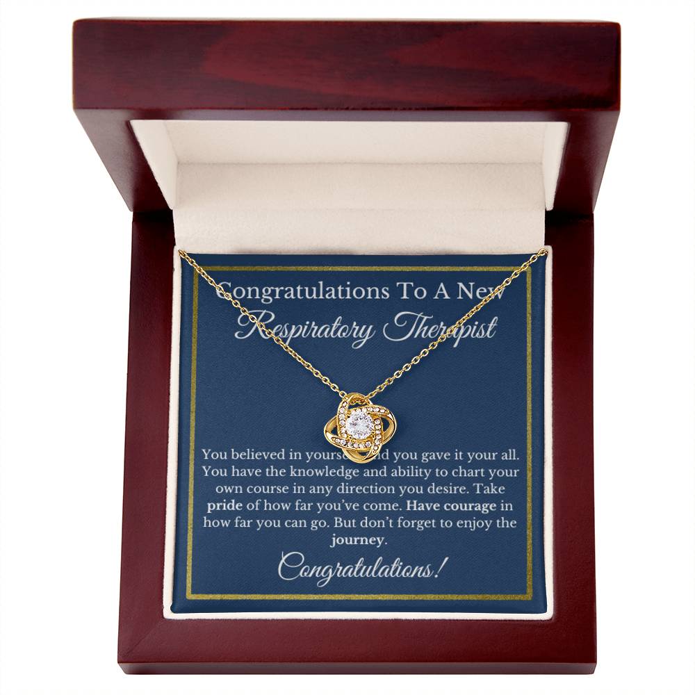 Respiratory Therapist Graduation Gift, Healthcare Jewelry Necklace.