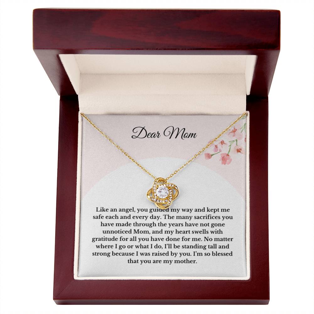 To My Mom Necklace Gifts, Gift For Mom For Mothers Day Flower Necklace For Mom