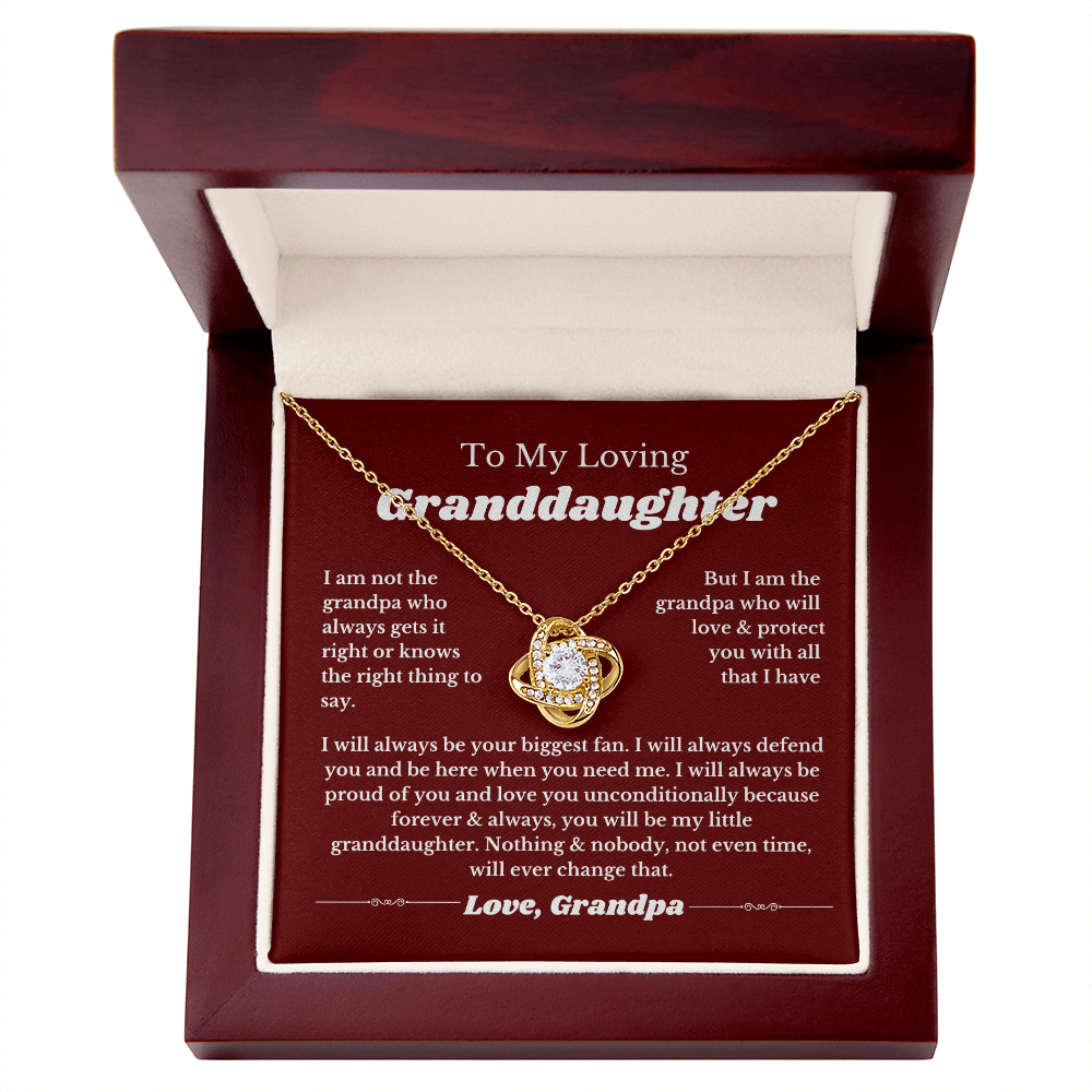 To Granddaughter from Grandpa, To Our Granddaughter From Grandpa, Birthday Gifts, Grandchild Necklace, Jewelry From Granddad