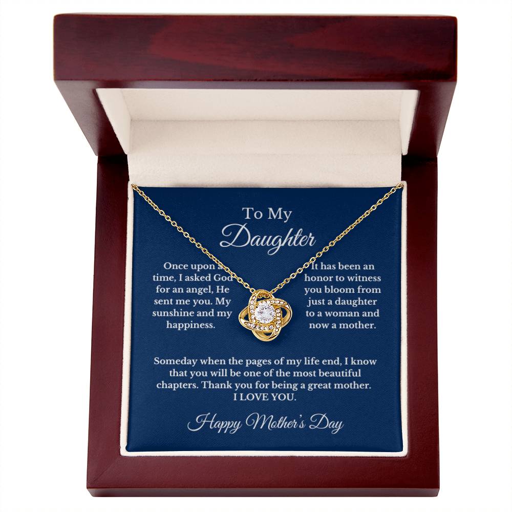 To My Daughter From Mom, Mother's Day Necklace