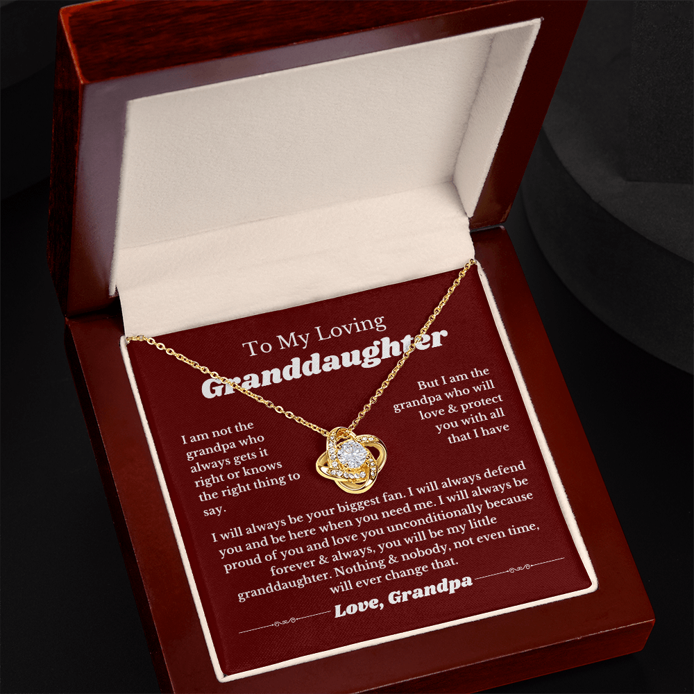 To Granddaughter from Grandpa, To Our Granddaughter From Grandpa, Birthday Gifts, Grandchild Necklace, Jewelry From Granddad