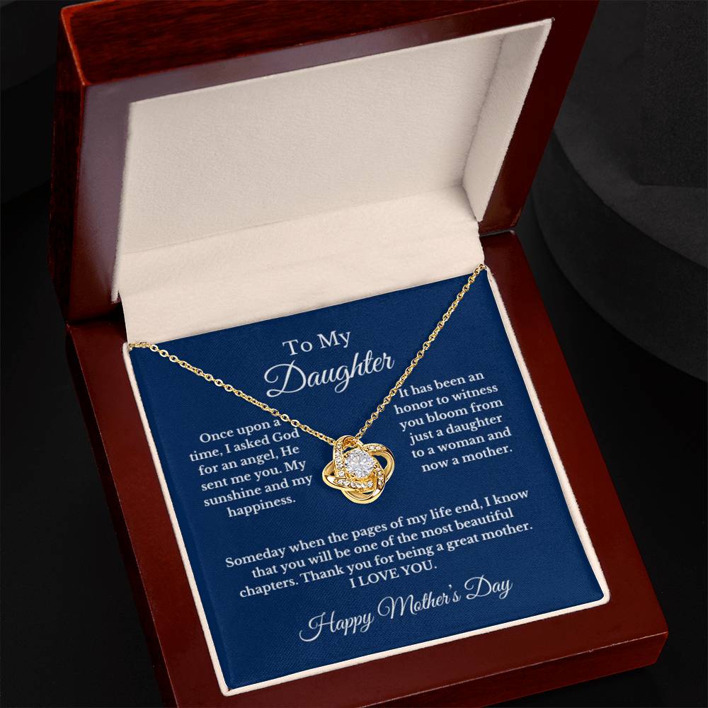 To My Daughter From Mom, Mother's Day Necklace