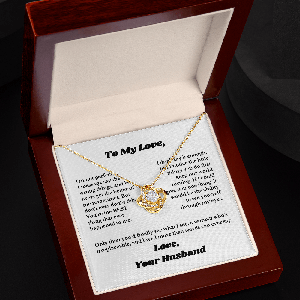 Gifts for Love, Necklace for Wife From Husband, Anniversary Jewelry, Christmas Birthday for Her, To My Soulmate Gift, Wifey