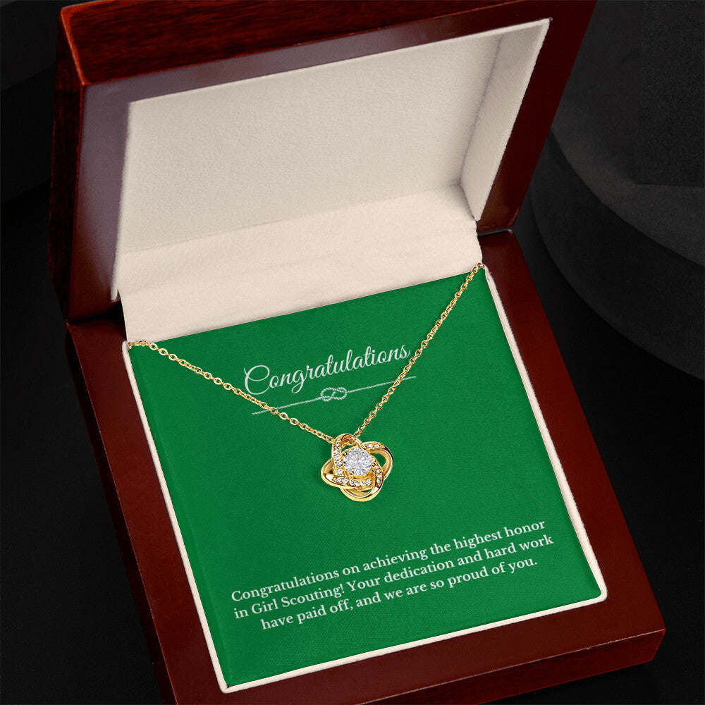 Congratulations Girl Scout Jewelry