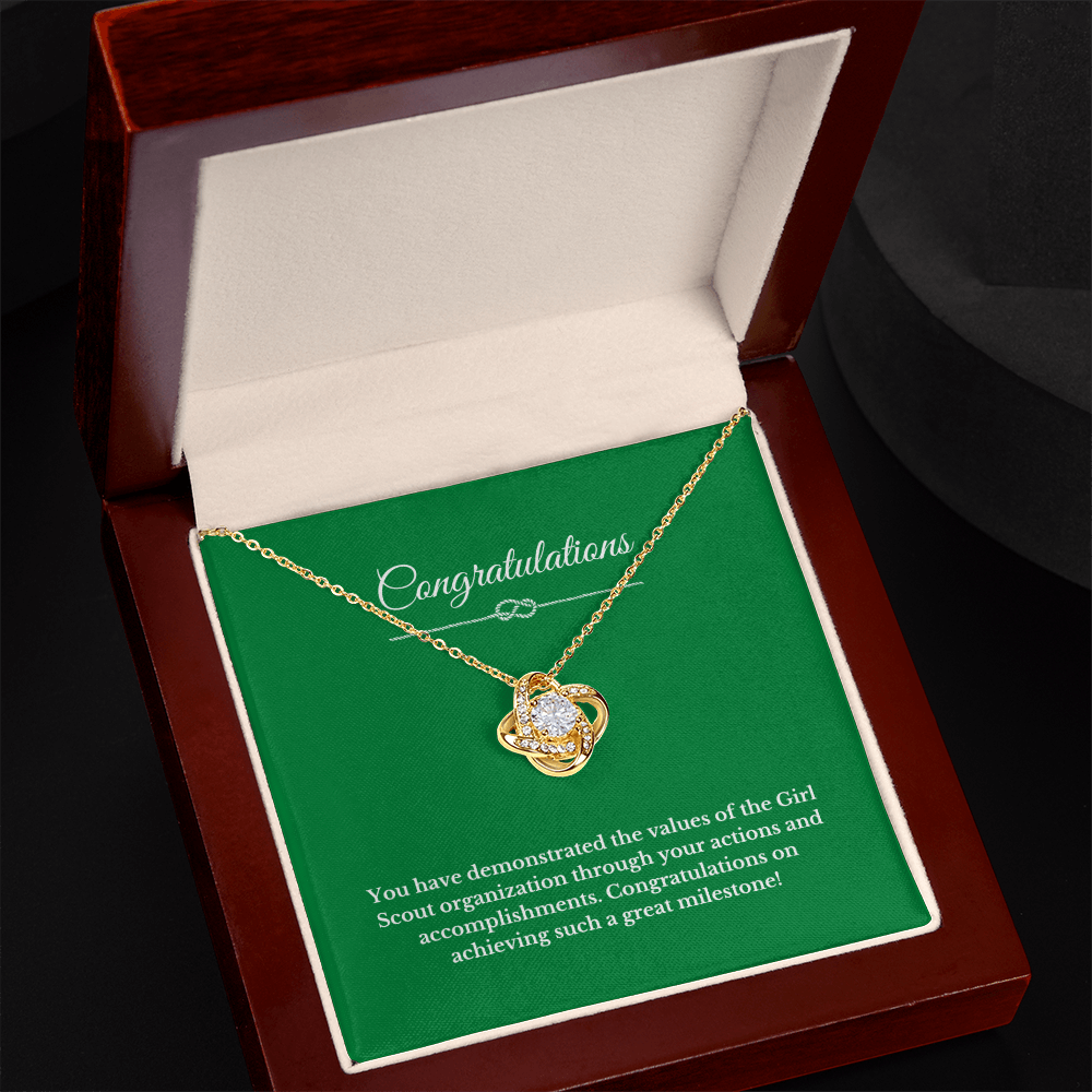 Scout Love Knot Necklace.