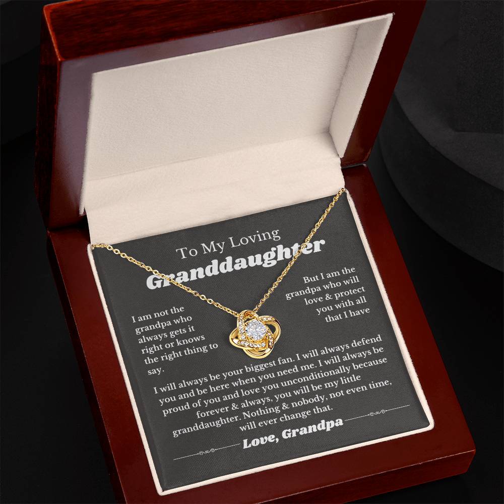 To Granddaughter from Grandpa, To Our Granddaughter From Grandpa, Birthday Gifts, Grandchild Necklace, Jewelry From Granddad
