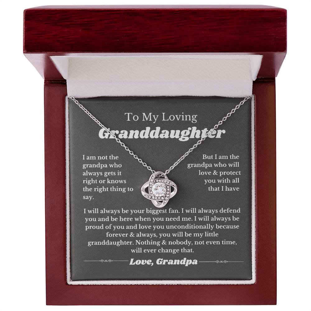 To Granddaughter from Grandpa, To Our Granddaughter From Grandpa, Birthday Gifts, Grandchild Necklace, Jewelry From Granddad