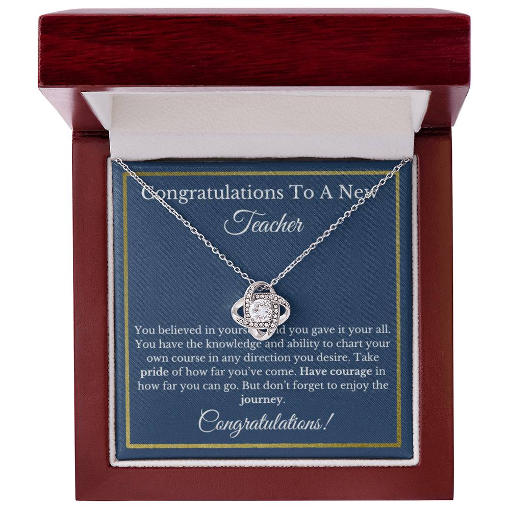 Teacher Necklace, Graduation Gift, Jewelry for Teaching Assistant, Appreciation