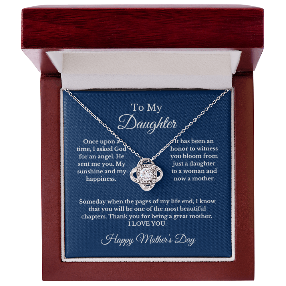To My Daughter From Mom, Mother's Day Necklace