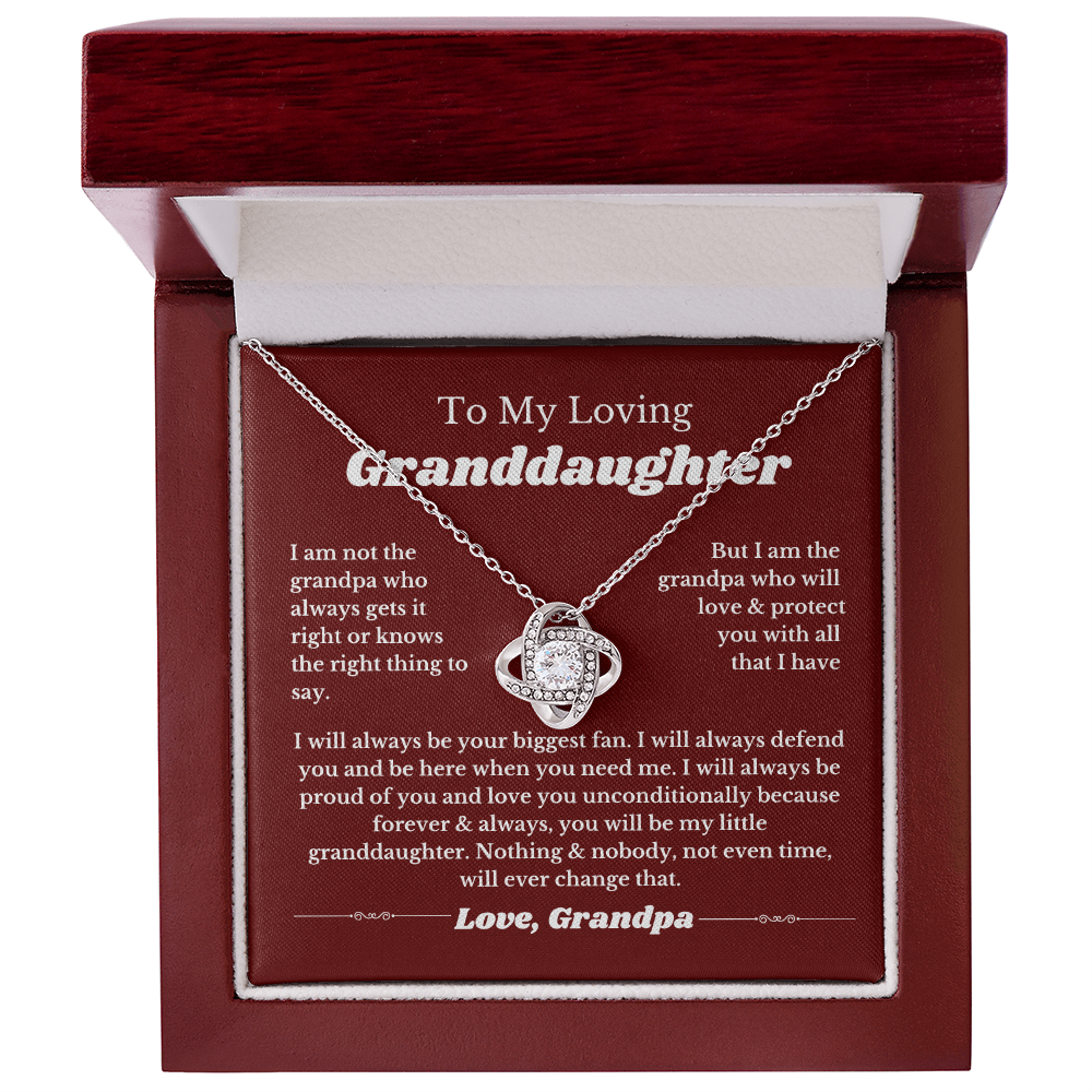 To Granddaughter from Grandpa, To Our Granddaughter From Grandpa, Birthday Gifts, Grandchild Necklace, Jewelry From Granddad
