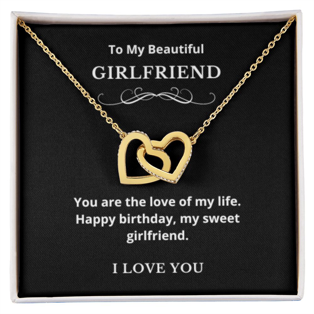 Hearts Jewelry, FG Family Gift, Girlfriend Necklace, Gift from Boyfriend, To My Soulmate Jewelry, GF Birthday Gift