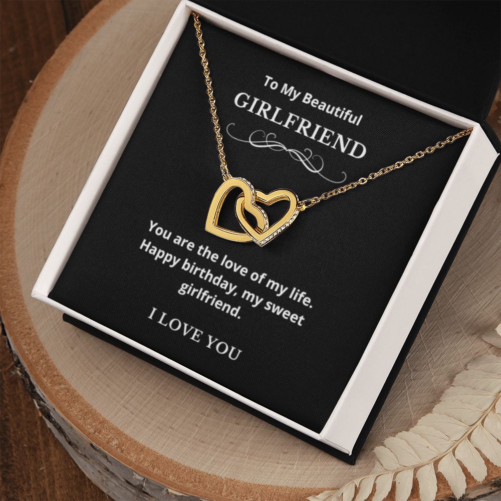 Hearts Jewelry, FG Family Gift, Girlfriend Necklace, Gift from Boyfriend, To My Soulmate Jewelry, GF Birthday Gift
