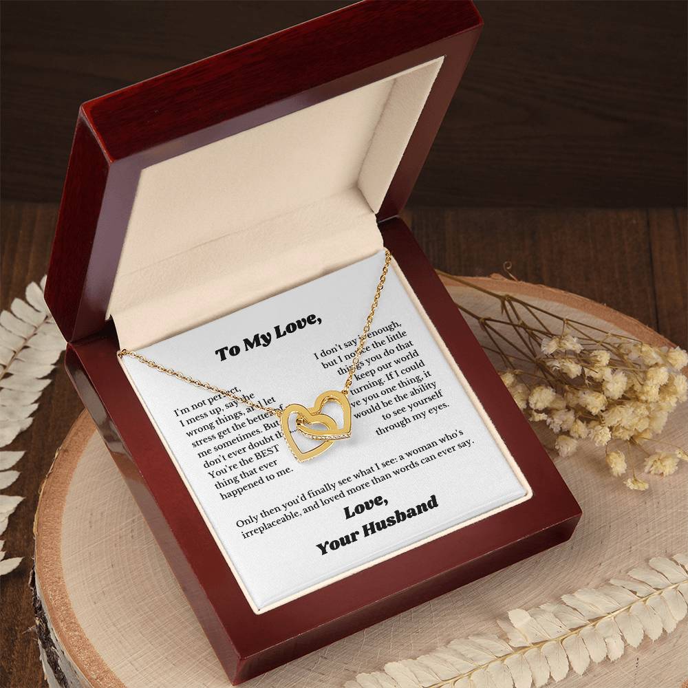 Gifts for Love, Necklace for Wife From Husband, Anniversary Jewelry, Christmas Birthday for Her, To My Soulmate Gift, Wifey