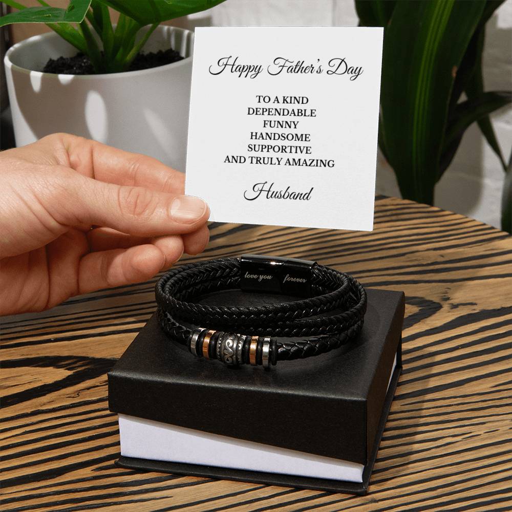 Forever Bracelet For Husband, Father to be, Future Father, Future Dad from Wife Jewelry, Father's Day Gift