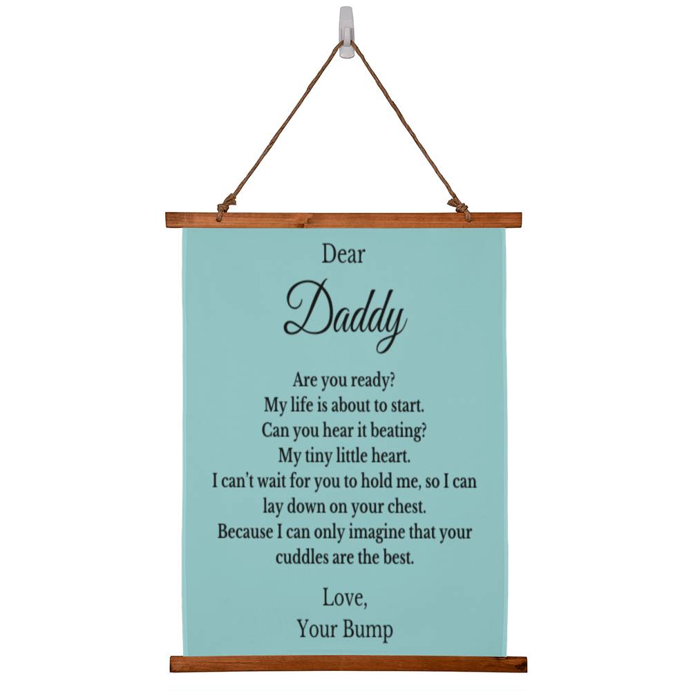 Father Wall Art Gift, For Father to be, Future Dad from Baby Wall Decor, Father's Day Home