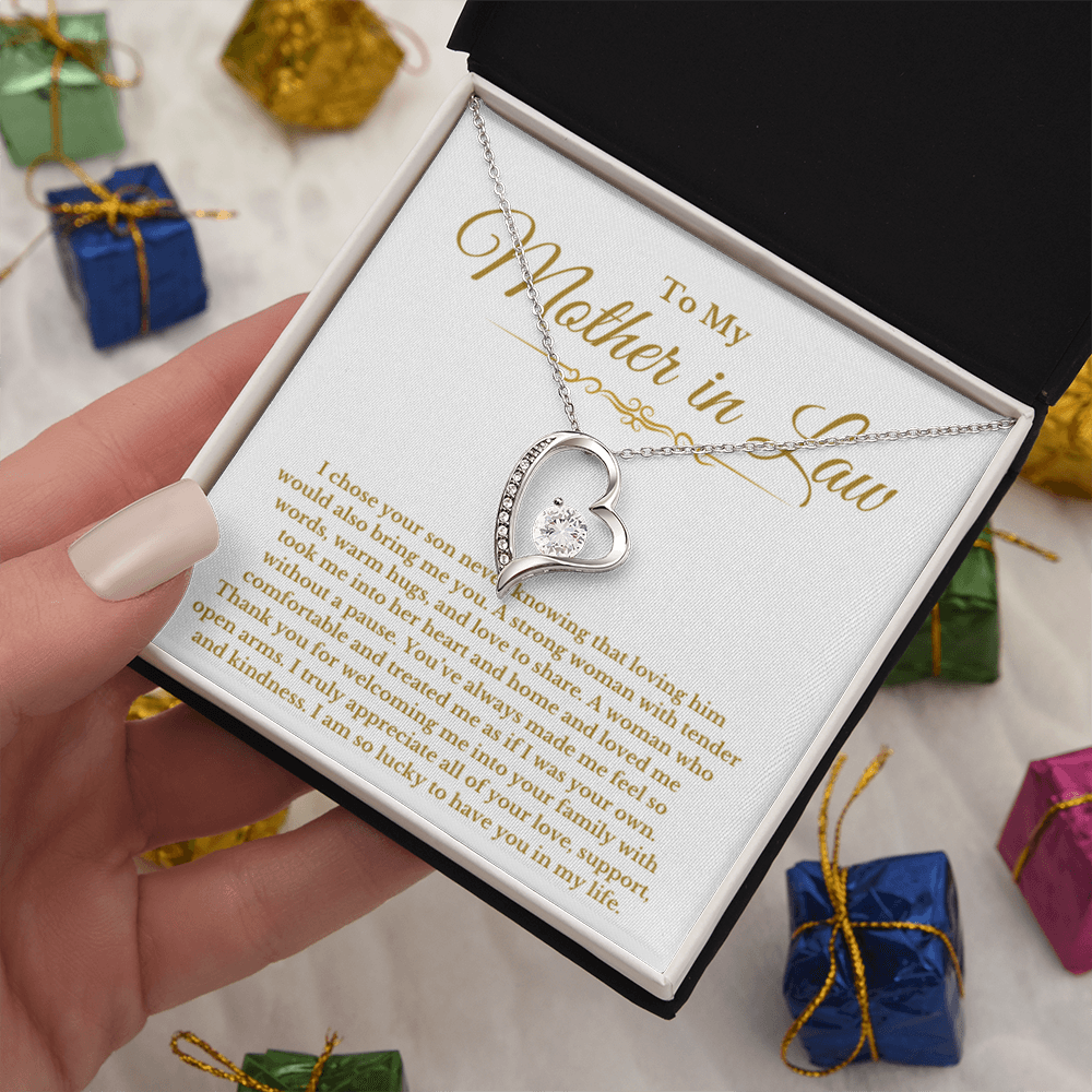 Mother In Law Gift - Forever Love Necklace - From Daughter