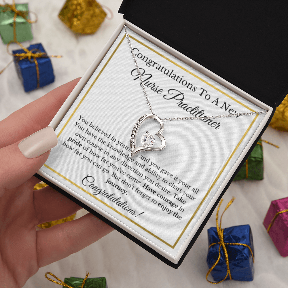 Nurse Practitioner Graduation NP Necklace Gift For Future Nurse