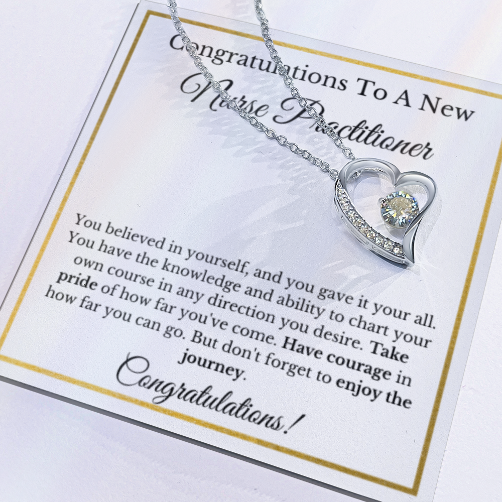 Nurse Practitioner Graduation NP Necklace Gift For Future Nurse
