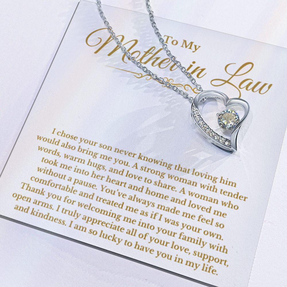Mother In Law Gift - Forever Love Necklace - From Daughter