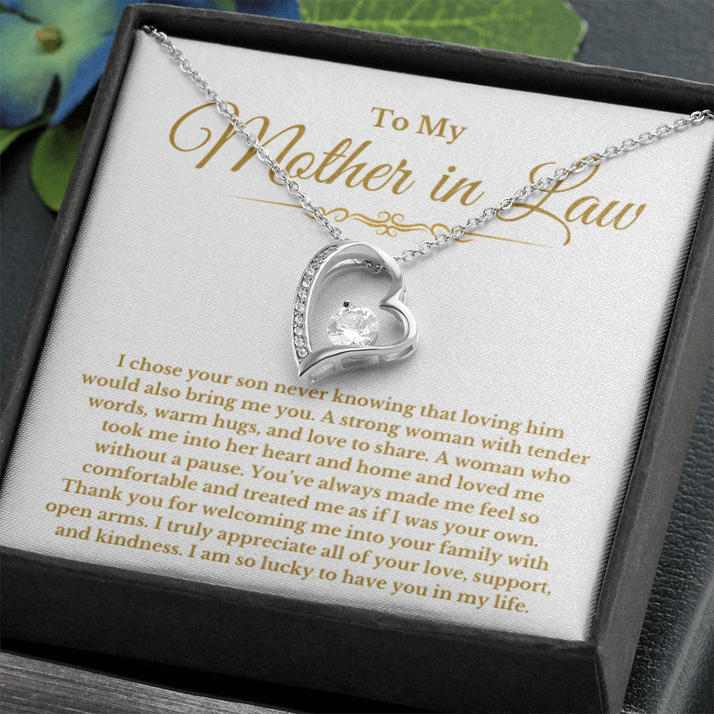 Mother In Law Gift - Forever Love Necklace - From Daughter