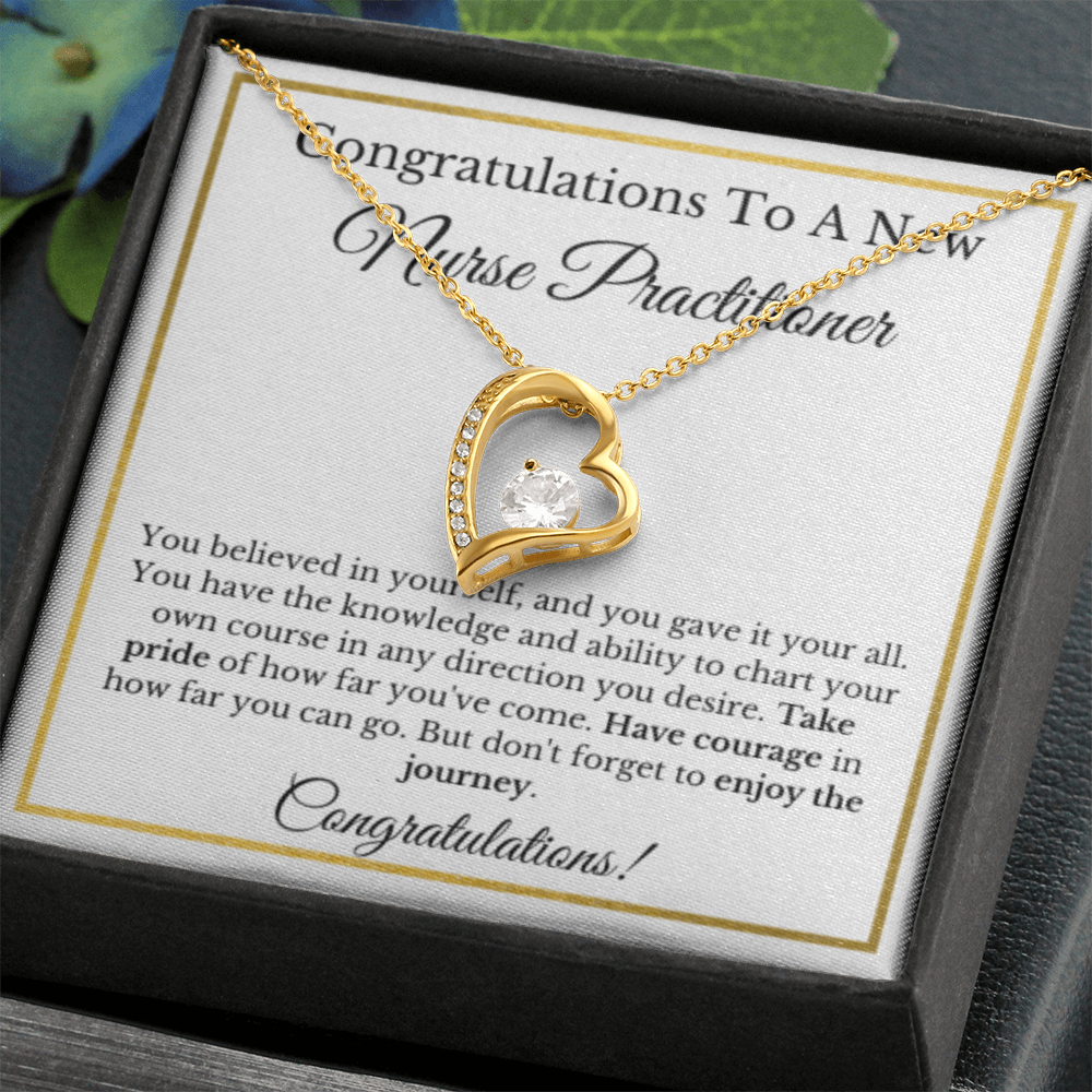 Nurse Practitioner Graduation NP Necklace Gift For Future Nurse