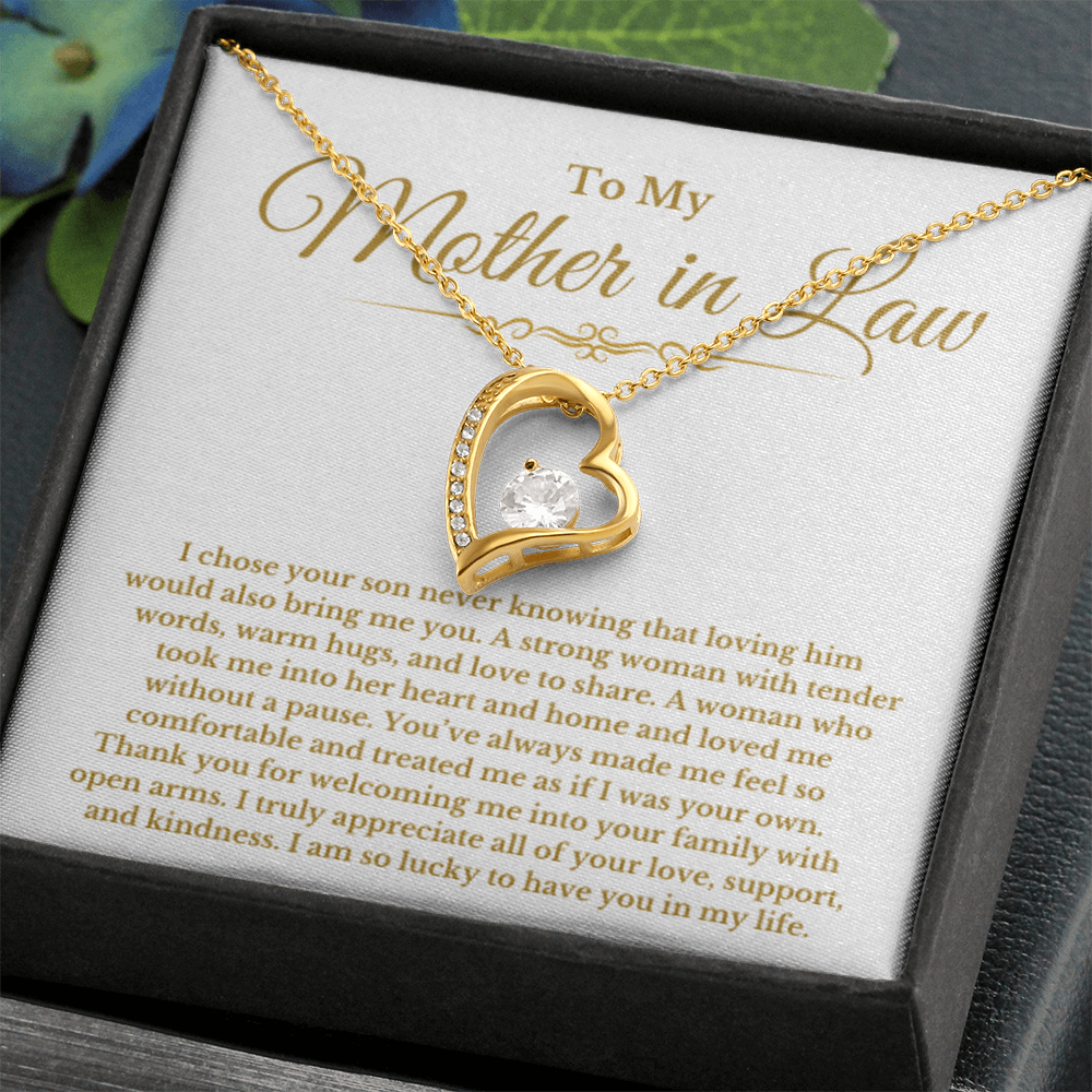Mother In Law Gift - Forever Love Necklace - From Daughter