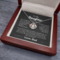 To My Daughter Crown Necklace From Dad