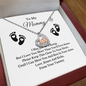 Baby Bump Necklace for Mom, Gold Silver Pendant with Message Card, Gift for Mommy