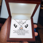 Baby Bump Necklace for Mom, Gold Silver Pendant with Message Card, Gift for Mommy