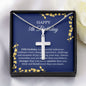 5th Birthday Necklace, Birthday Cross Necklace, Birthday Gifts For Woman, Birthday Card, Pendant Necklace