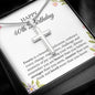40th Birthday Necklace, Birthday Cross Necklace, Birthday Gifts For Woman, Birthday Card, Pendant Necklace