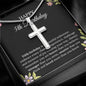 5th Birthday Necklace, Birthday Cross Necklace, Birthday Gifts For Woman, Birthday Card, Pendant Necklace