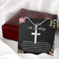 5th Birthday Necklace, Birthday Cross Necklace, Birthday Gifts For Woman, Birthday Card, Pendant Necklace