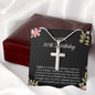 80th Birthday Necklace, Birthday Cross Necklace, Birthday Gifts For Woman, Birthday Card, Pendant Necklace