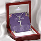 5th Birthday Necklace, Birthday Cross Necklace, Birthday Gifts For Woman, Birthday Card, Pendant Necklace