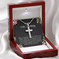 50th Birthday Necklace, Birthday Cross Necklace, Birthday Gifts For Woman, Birthday Card, Pendant Necklace