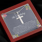 5th Birthday Necklace, Birthday Cross Necklace, Birthday Gifts For Woman, Birthday Card, Pendant Necklace