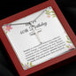 40th Birthday Necklace, Birthday Cross Necklace, Birthday Gifts For Woman, Birthday Card, Pendant Necklace