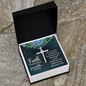 Faith Cross Necklace, Scripture Encouragement Jewelry Gift