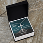 Son Faith Cross Necklace, Scripture Encouragement Jewelry Gift, Motivation