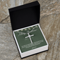 John 3:16 Bible Scripture, Cross Necklace, Faith Christian Jewelry, Christmas Necklace