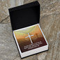 Accept what is, let go of what was Faith Cross Necklace
